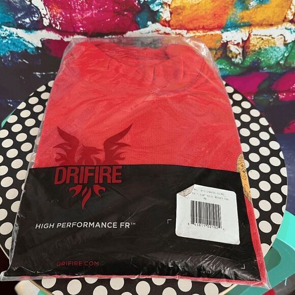 NWT DRIFIRE FR FLIGHT DECK LONG SLEEVE JERSEY US Navy Security Forces Size Mediu - Picture 1 of 7